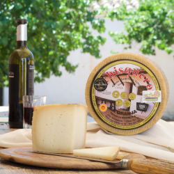 Chisquero, Queso Manchego Artesano Semicurado D.O. en cuartos 0,8 kg.